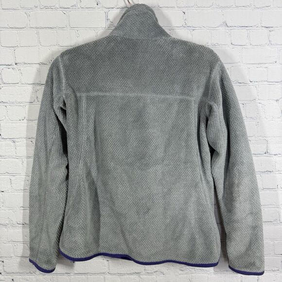 Patagonia Synchilla Snap-T Pullover Women Medium Gray Polartec Hike Sweater - Picture 2 of 13